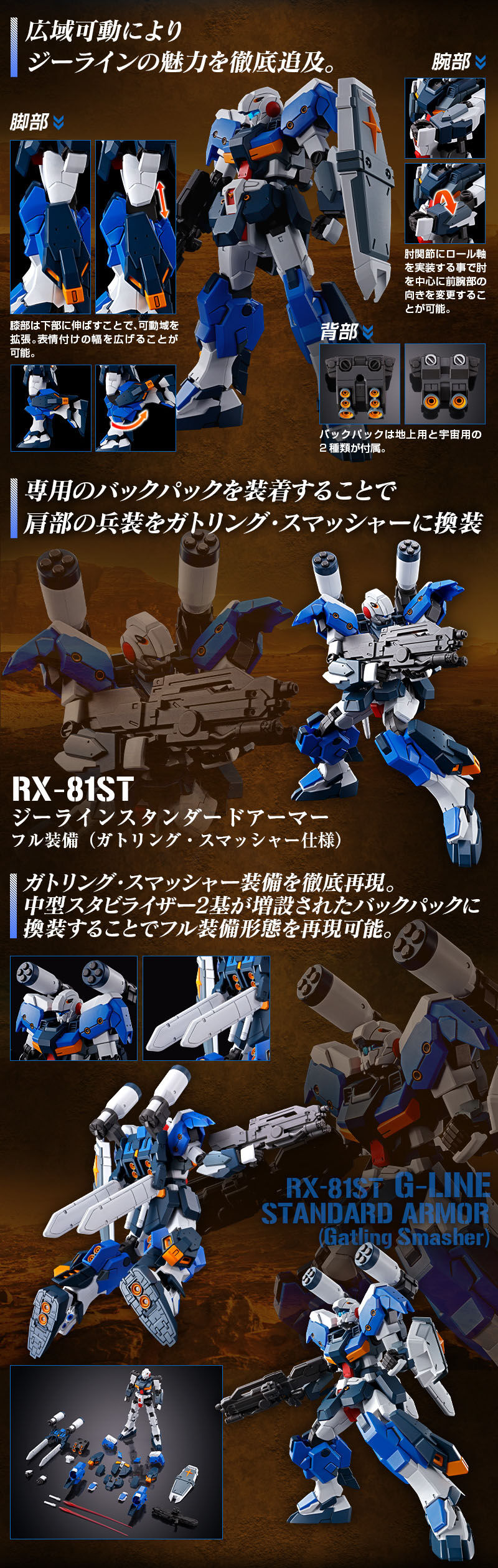 กันดั้ม Bandai Spirits Gunpla Premium Bandai Hobby Online Shop Limited HGUC 1/144 RX-81ST G-Line Standard Armor