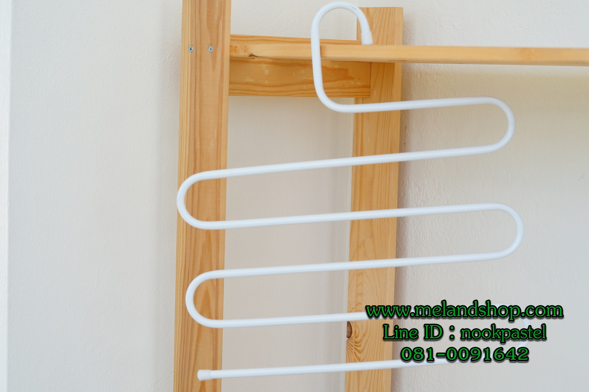 ไม้แขวนกางเกงสแตนเลส 5ชั้น