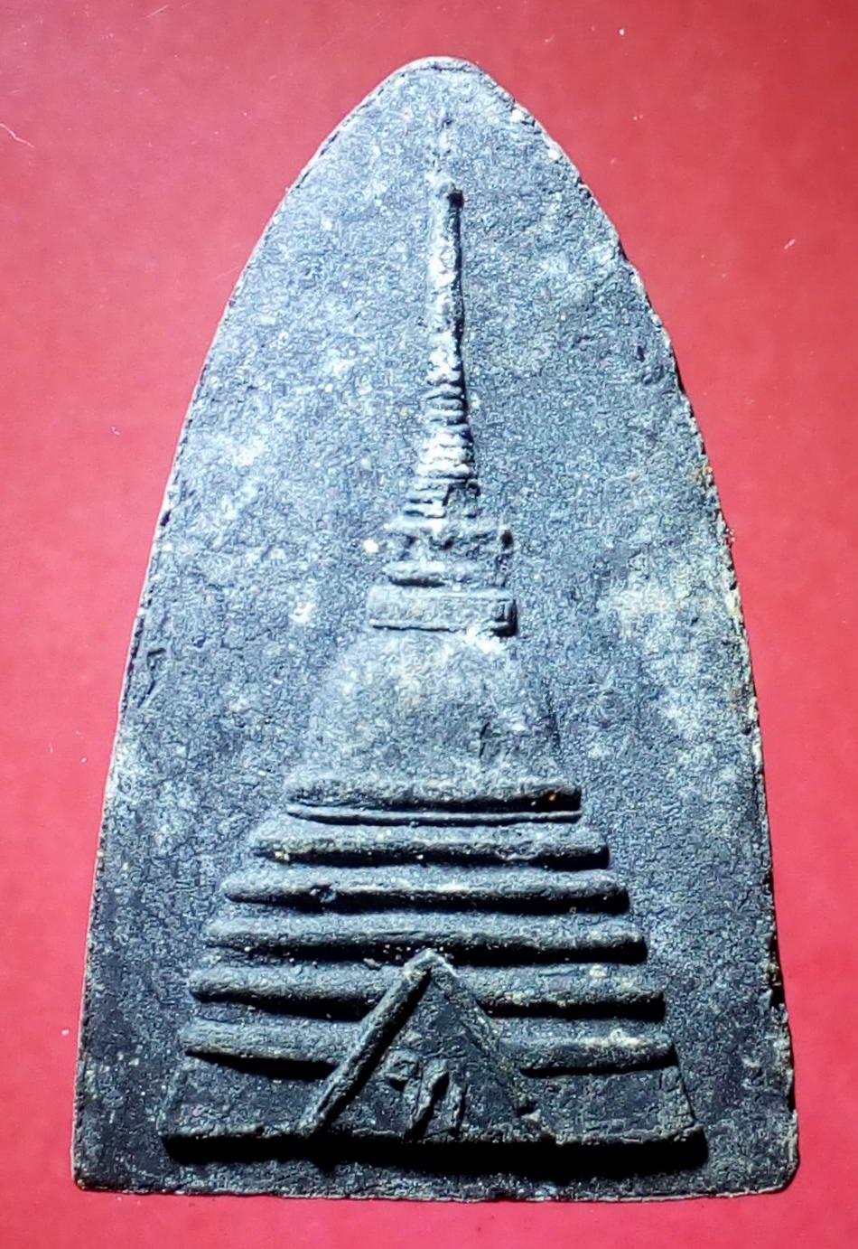 รหัสสินค้า หลวงปู่ทวด วัดต่างๆ 175 หลวงปู่ทวด วัดช้างให้ จ.ปัตตานี หลังสถูปเจดีย์ ไม่ทราบปีที่สร้าง