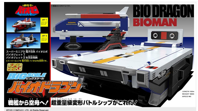 เปิดรับPreorder มัดจำ 800 บาท P-bandai SUPER MINIPLA BIG SCALE BIODRAGON W/O RAMUNE