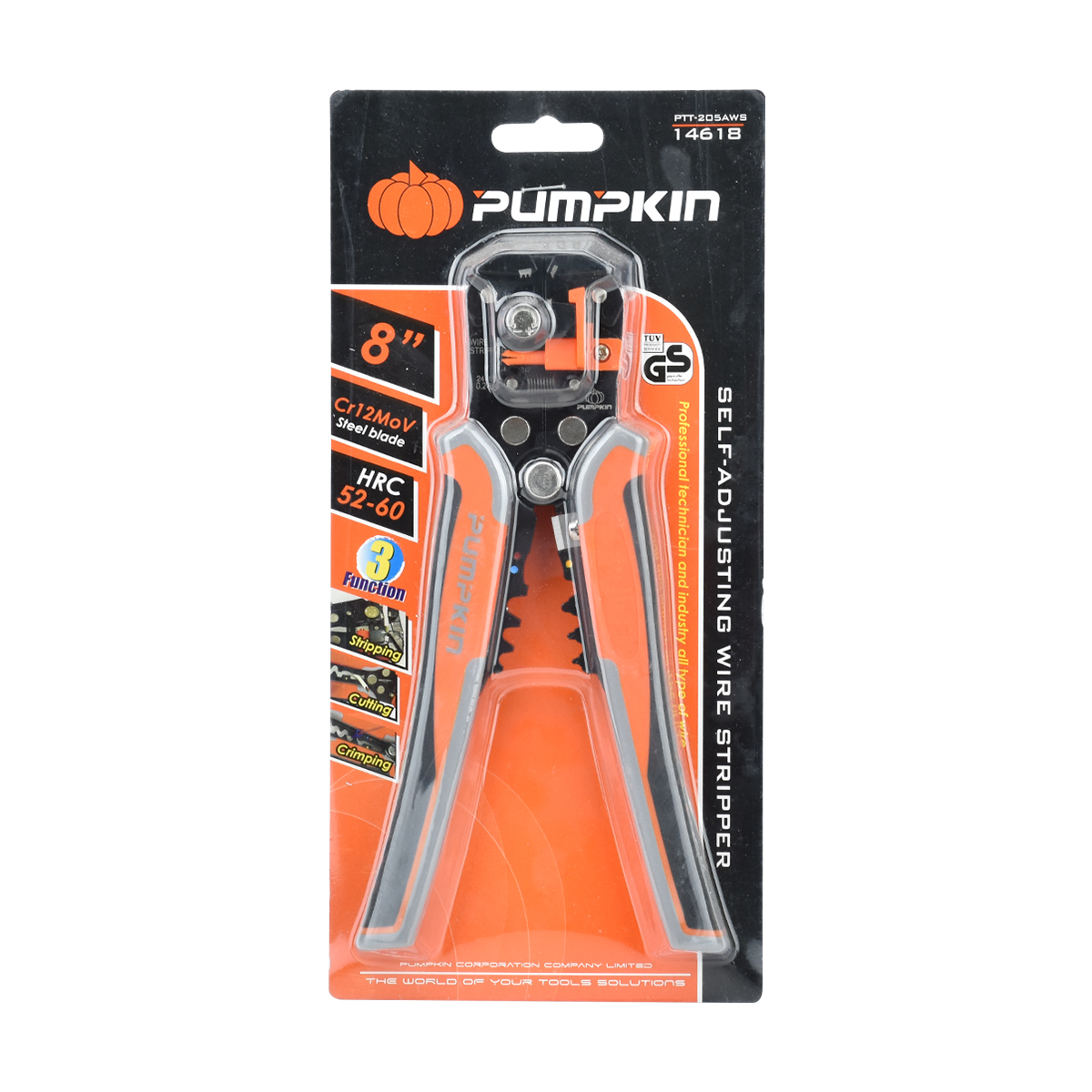 PUMPKIN คีมปอกสายไฟอัตโนมัติ [14618]