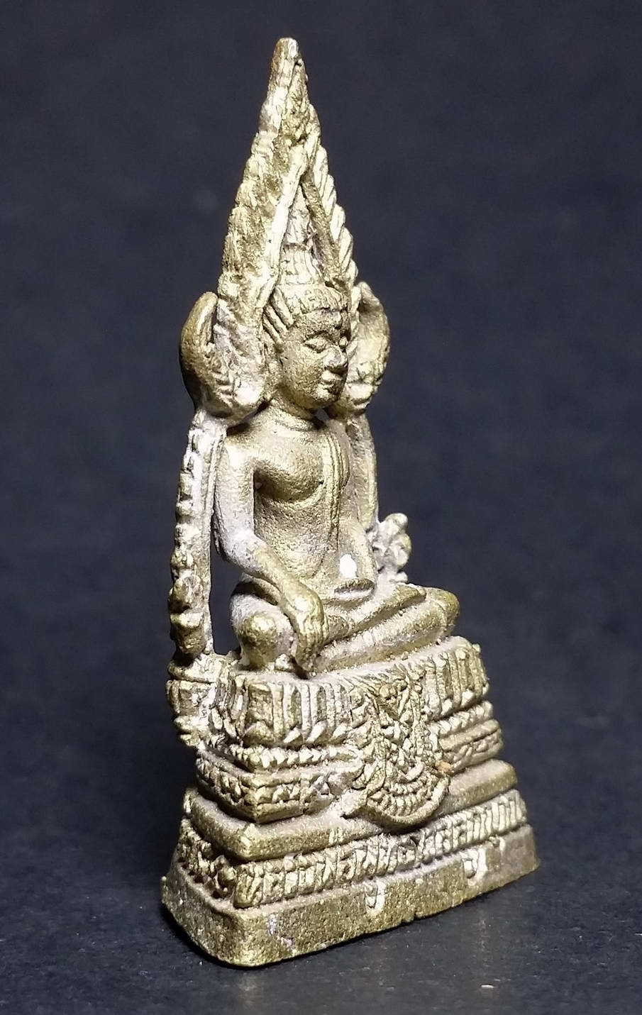 รหัสสินค้า พระกริ่ง พระหล่อ 463 รูปหล่อพระพุทธเวสสภูญาณ วัดดงชะพลู จังหวัดพิจิตร เนื้อทองทิพย์ อุดกริ่ง