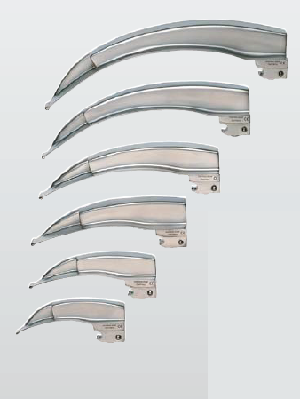 McIntosh Blade Fiber Optic (เฉพาะเบลด, แบบหุ้มท่อนำแสง) Riester, Germany