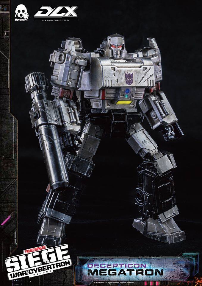 เปิดรับPreorder มัดจำ 1300 บาท Threezero x Hasbro : DLX Megatron LED Illuminated Eyes and Body *