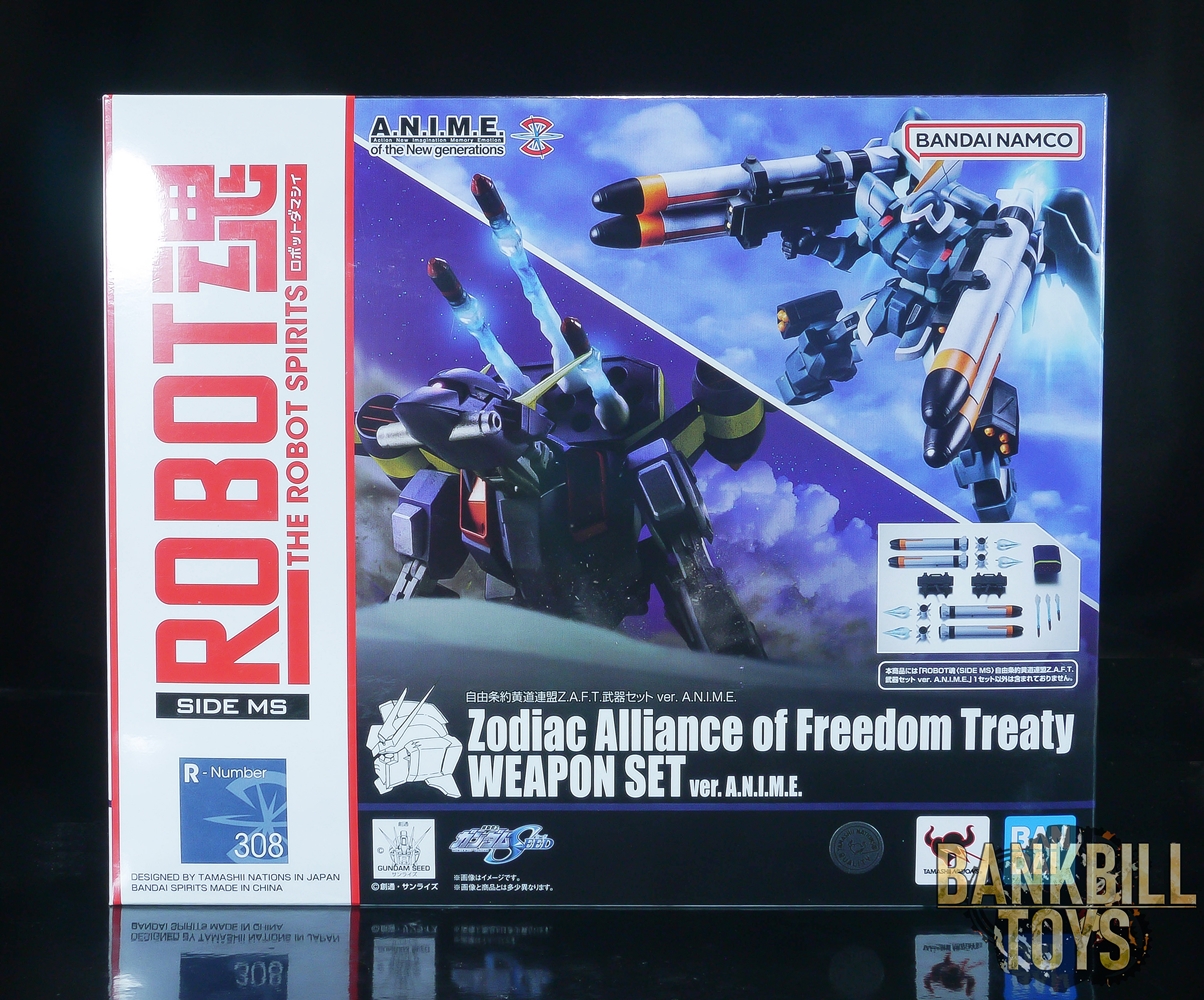 กันดั้ม Bandai Spirits The Robot Spirits <SIDE MS> R-308 Zodiac Alliance of Freedom Treaty Z.A.F.T. Weapon Set Ver. A.N.I.M.E.