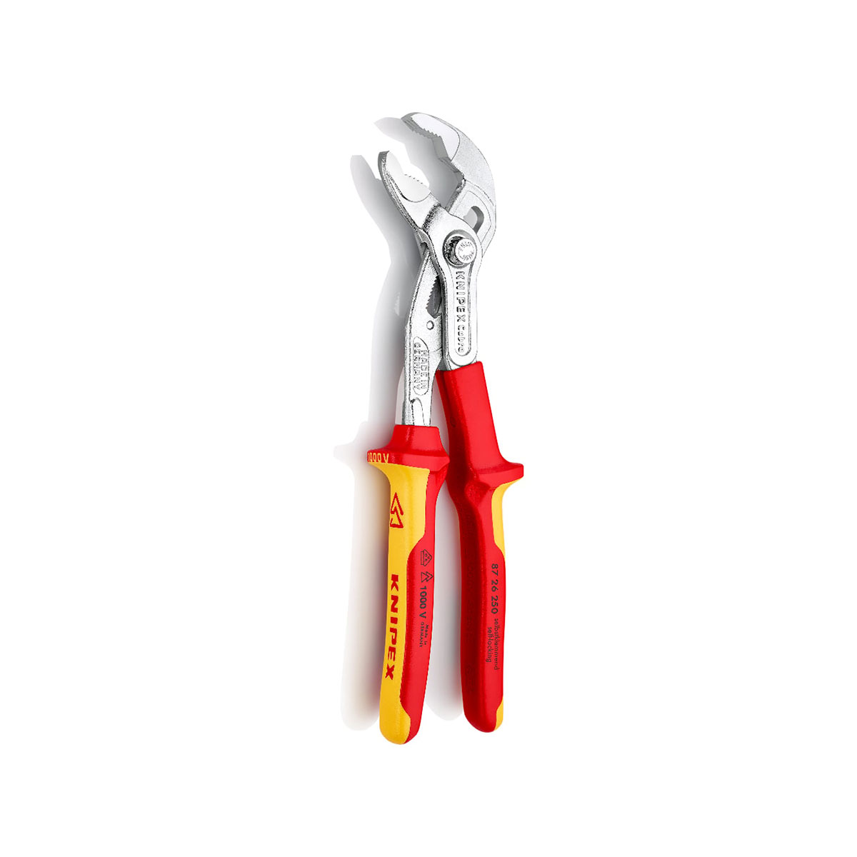 KNIPEX คีมปั๊มน้ำไฮเทคแบบหุ้มฉนวน VDE 1000 volt (250mm.) NO.87 26 250