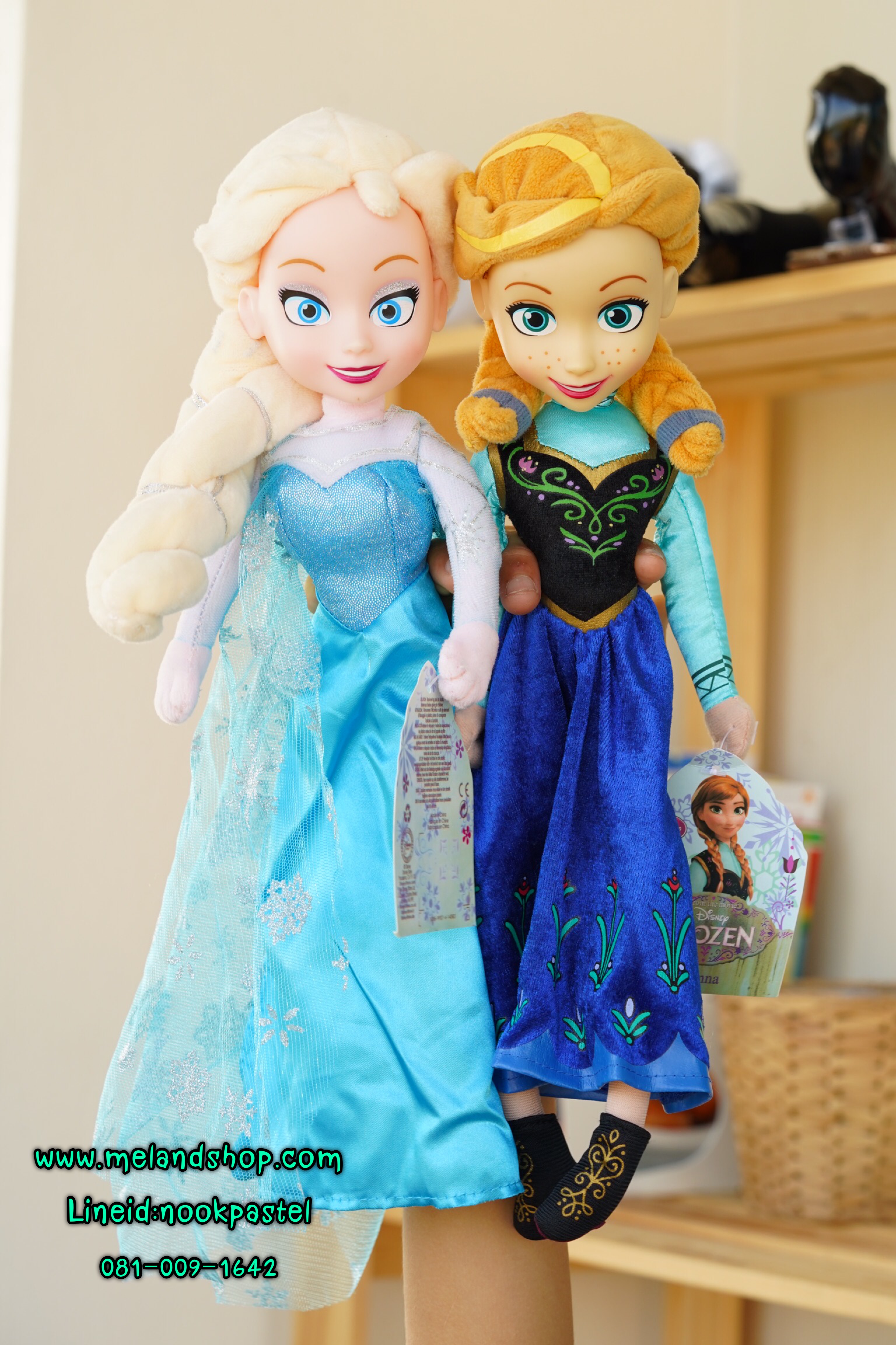 ตุ๊กตาเอลซ่าอันนา(Forzen) รุ่นหัวแข็ง