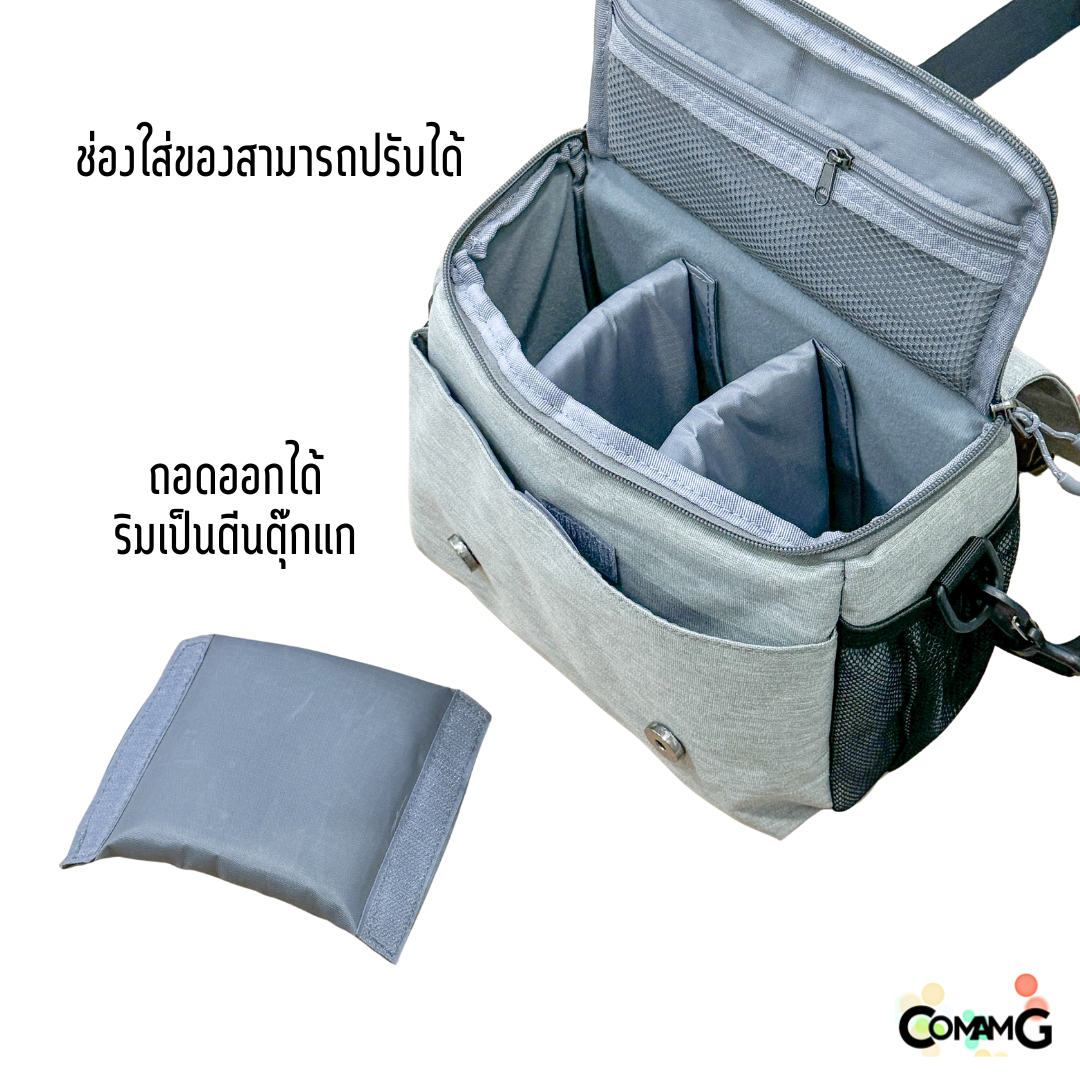 กระเป๋ากล้อง สไตล์มินิมอล สำหรับใส่กล้องดิจิตอล DSLR Mirrorless ผ้าอ๊อกฟอร์ด พร้อมส่ง