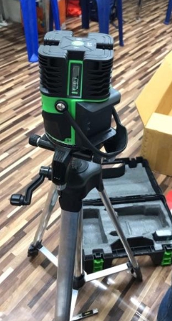 วัดระดับน้ำเลเซอร์ 5 เส้น 360 องศา รุ่น MK-5L(แสงสีเขียว) ลำแสงเลเซอร์มีความคมชัด ให้ความแม่นยำสูง ของเเท้100%สินค้า มีรับประกัน 6เดือน