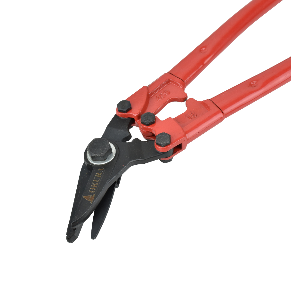 OKURA กรรไกรตัดเหล็กพืด18" TD-1301 (ปากโค้ง)