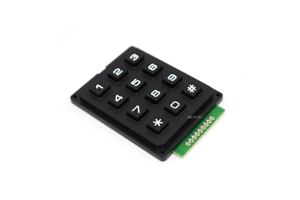 ปุ่มกด Keypad 3x4 แบบ 12 ปุ่ม