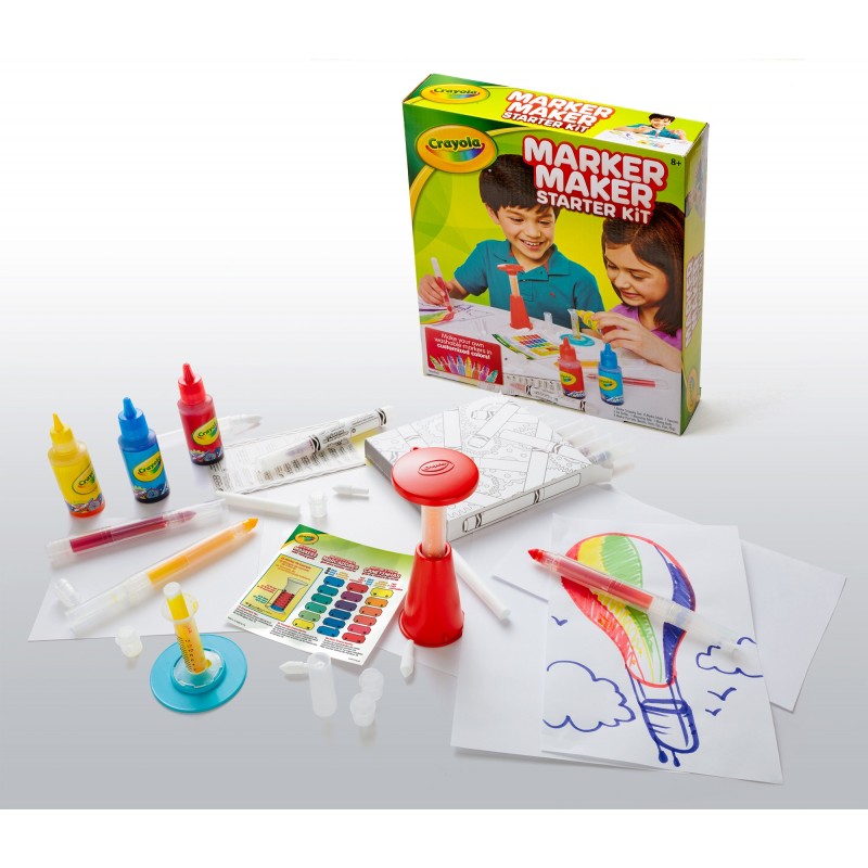 ชุดทำปากกาเมจิกสี Crayola Marker Maker Starter Kit