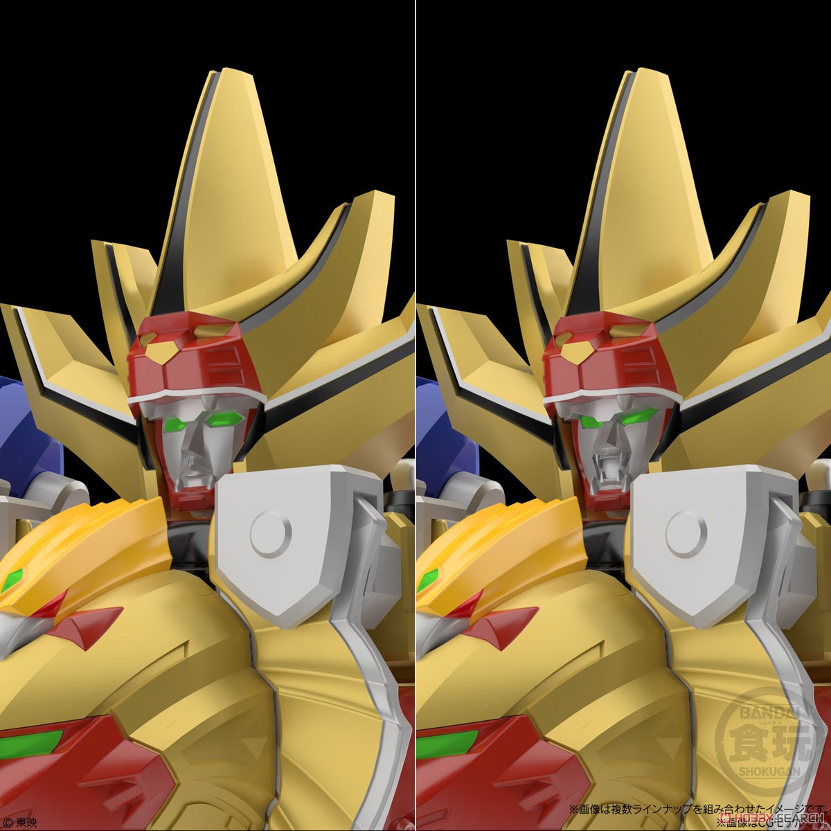 <Preorder-ปิดรบเมือเต็มโคต้า> 🔔เปิดรับPreorder มัดจำ 200 บาท SMP [Shokugan Modeling Project] Hyakujuu Gattai Gaoking (Set of 3) โมเดลประกอบ