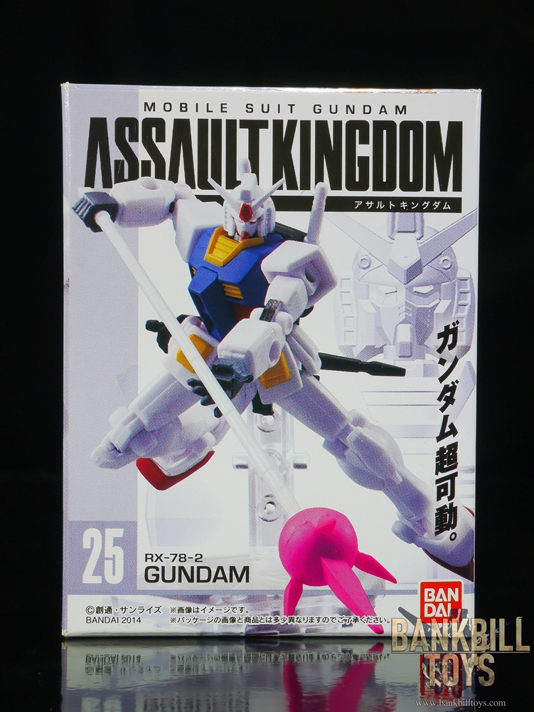 กันดั้ม Bandai Candy Toy Mobile Suit Gundam Assault Kingdom 7 No.25 RX-78-2 Gundam