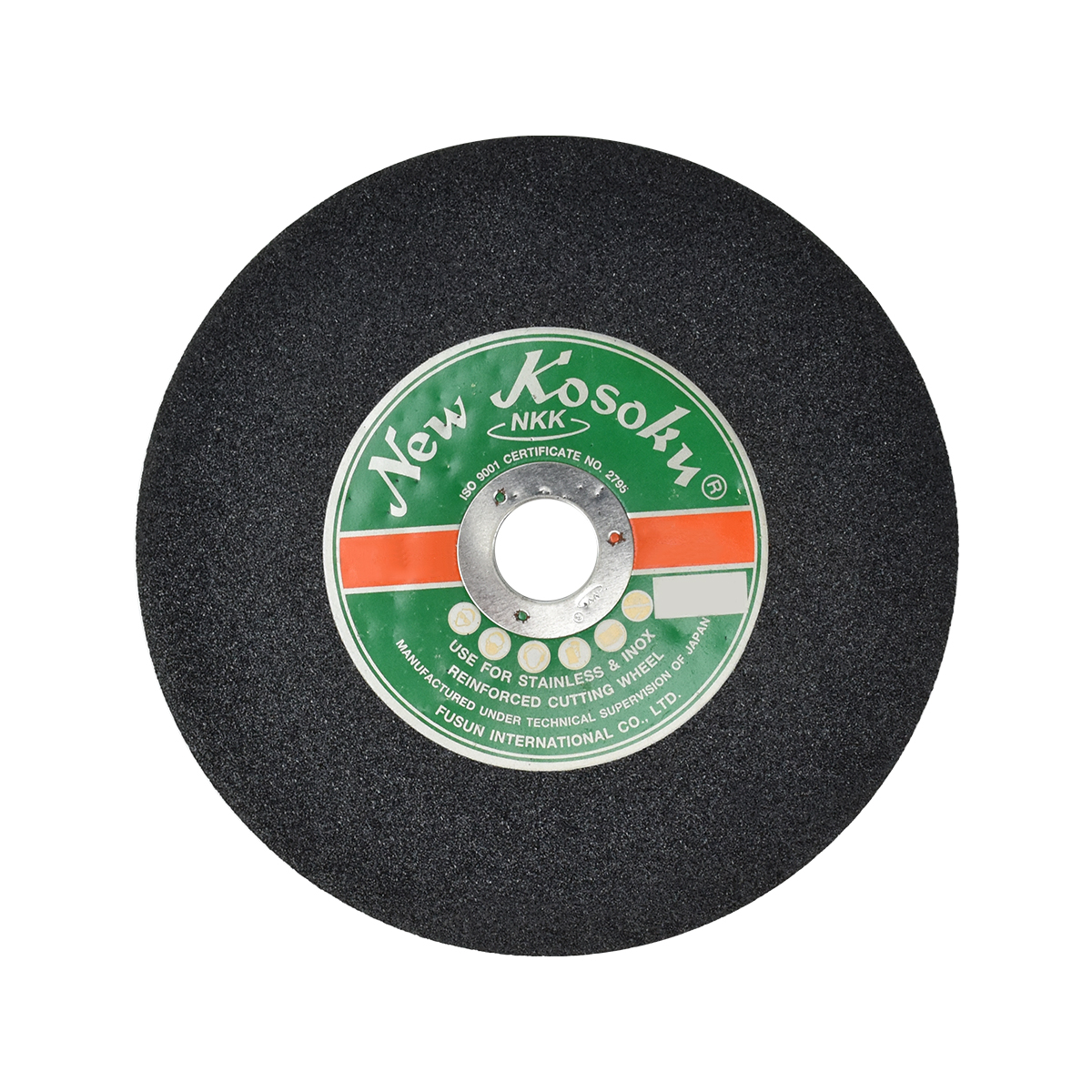 NKK แผ่นตัดสแตนเลส (สีดำ) 4"x2x16x1F WA80P