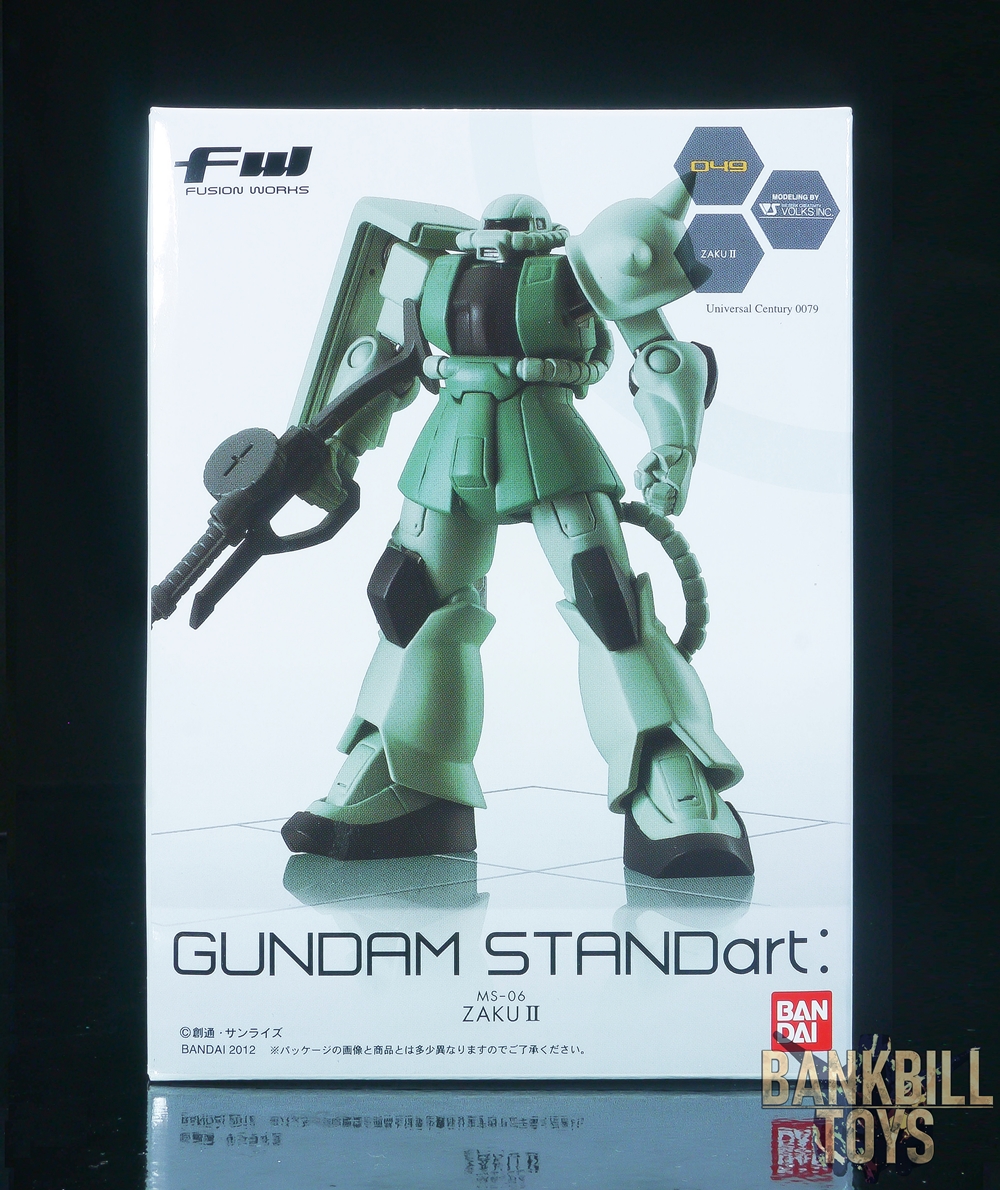 กันดั้ม Bandai Candy Toy FW Gundam STANDart: 13 No.049 MS-06 Zaku II