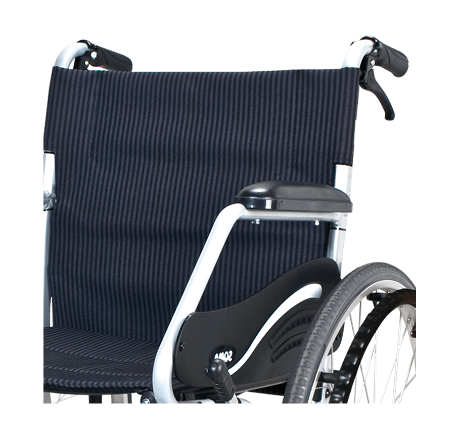 รถเข็นอลูมินัมอัลลอยด์โซม่า SOMA รุ่น SM 150.3 F24 (WheelChair SOMA 150.3 F24) ล้อหลังใหญ่ น้ำหนักเบา แข็งแรงทนทาน ของแท้ รับประกันศูนย์ไทย 1 ปี