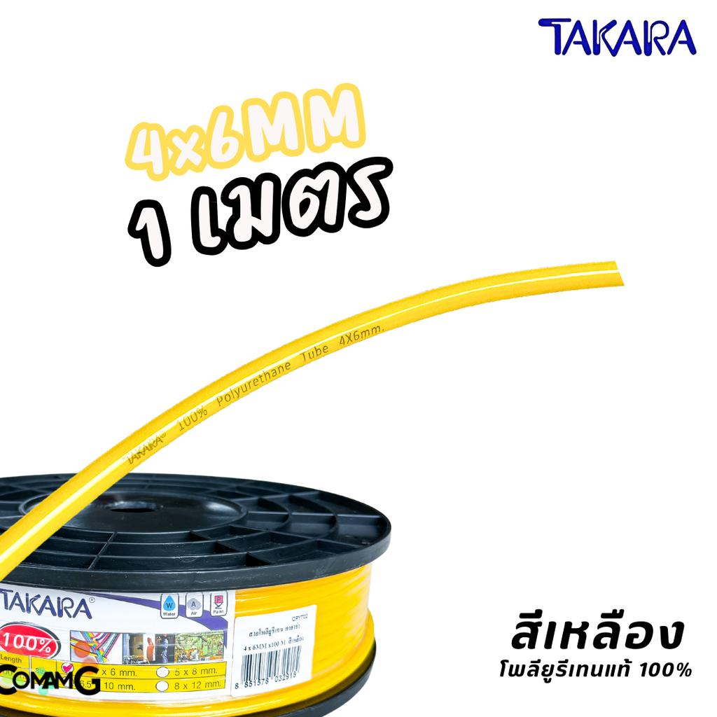 Takara สายลมPU แบ่งขาย มีขนาด 2.5*4 / 4*6 / 5*8 / 6.5*10 / 8*12 โพลียูรีเทรนแท้ อย่างดี100%