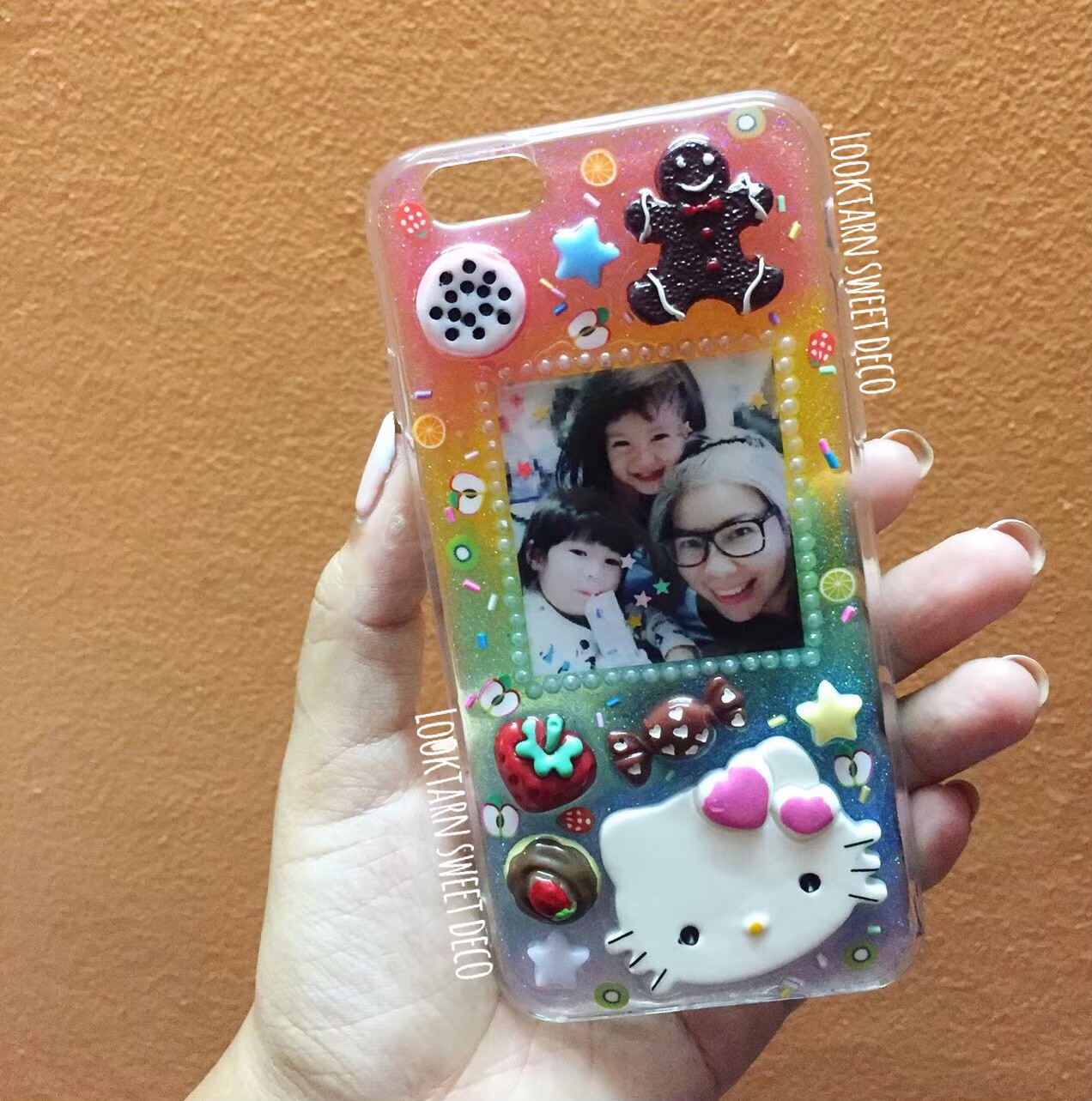 เคสเรซิ่นใส่รูป พร้อมตกแต่ง **แถมฟรีรูปถถ่าย 3ใบ**