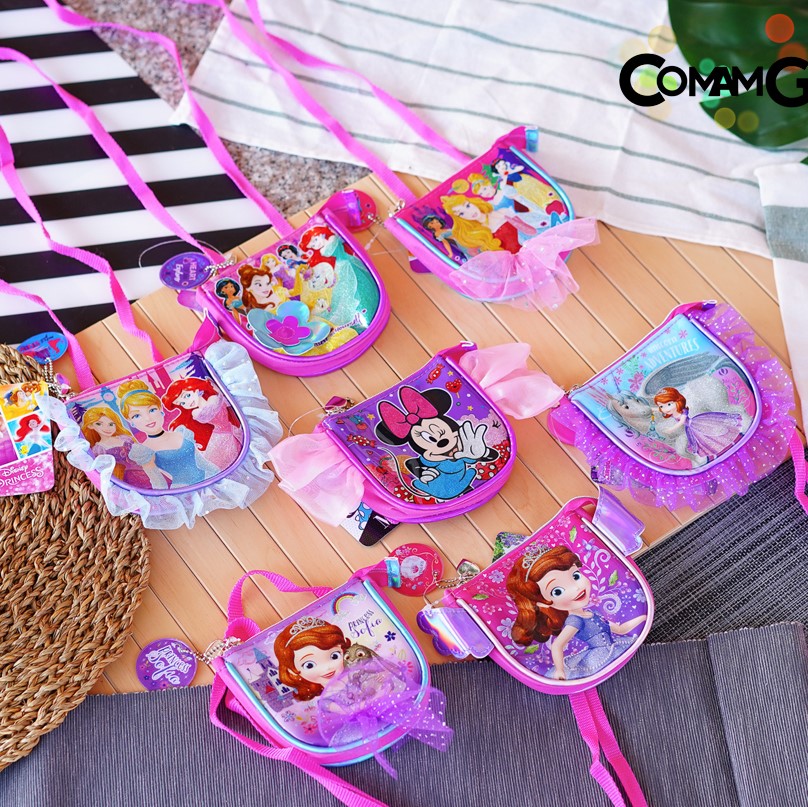 กระเป๋าคล้องคอเด็ก รุ่นตูดกลม ลิขสิทธิ์แท้