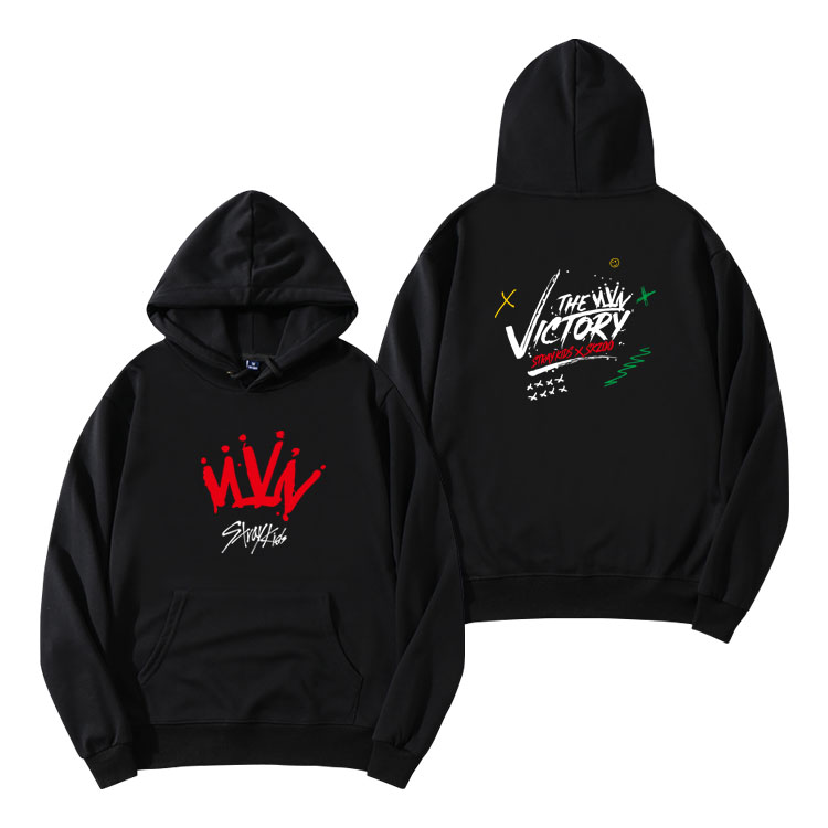 เสื้อกันหนาวมีฮู้ด StrayKids - THE VICTORY
