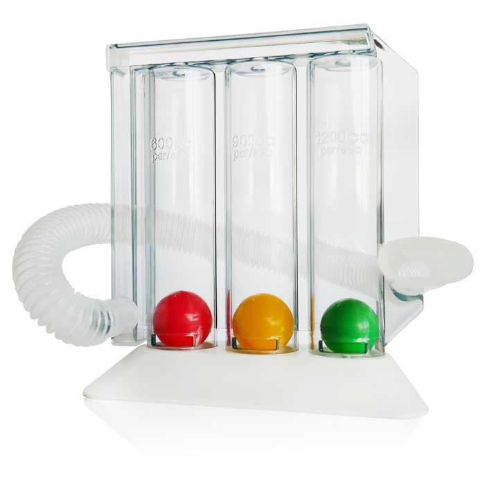 อุปกรณ์บริหารปอด ( Triflow / Incentive Spirometer) ผลิตโดย CA-MI S.R.L. ประเทศอิตาลี