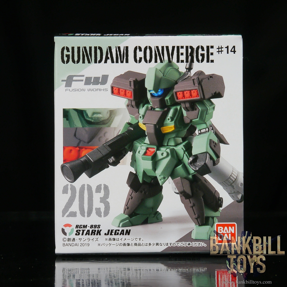 กันดั้ม Bandai Candy Toy FW Gundam Converge #14 No.203 RGM-89S Stark Jegan