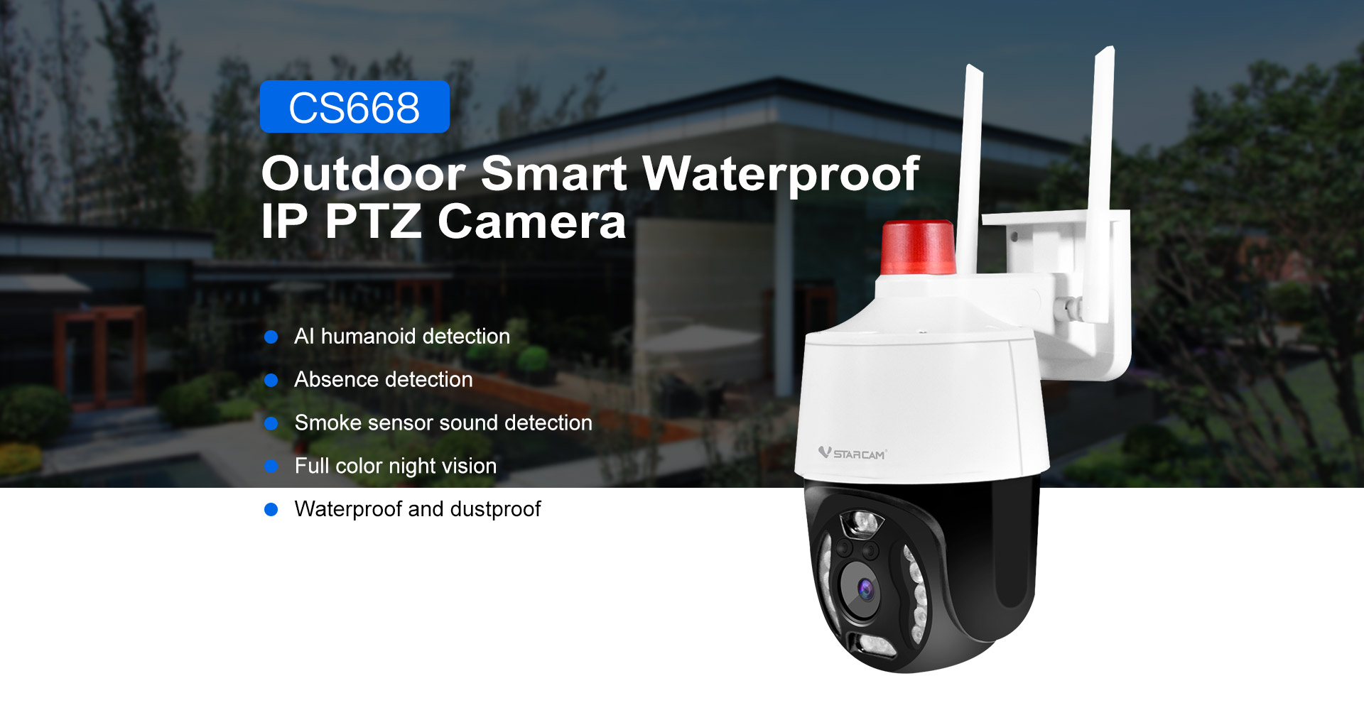 กล้องวงจรปิด VStarcam รุ่น CS668 (Outdoor)