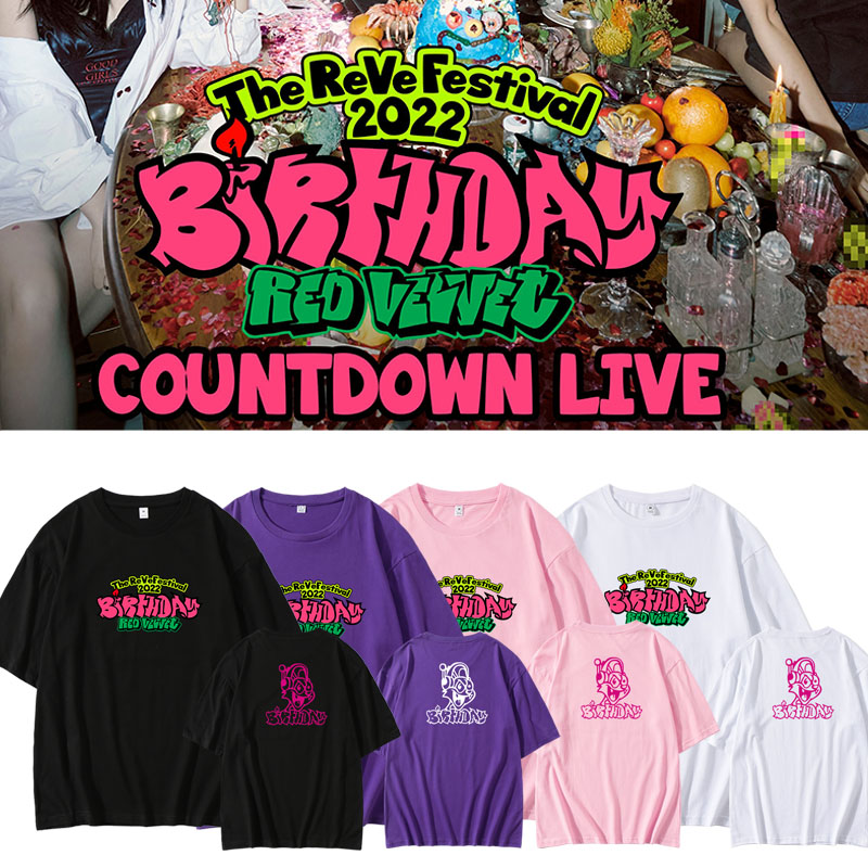 เสื้อยืด Red Velvet : Birthday Countdown Live