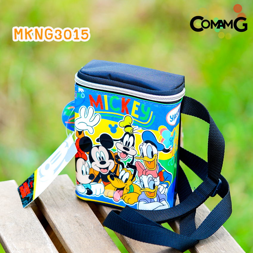 กระเป๋าสะพายเด็กลายการ์ตูน ทรงกล่อง ใส่ของได้เยาะ ลิขสิทธิ์แท้