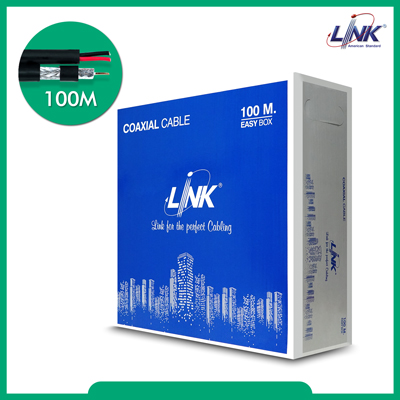 CB-0109SPW+1 RG 6/U Outdoor, 96% Shield, Black w/Copper Power Wire STANDARD+ 100m./Easy Bx