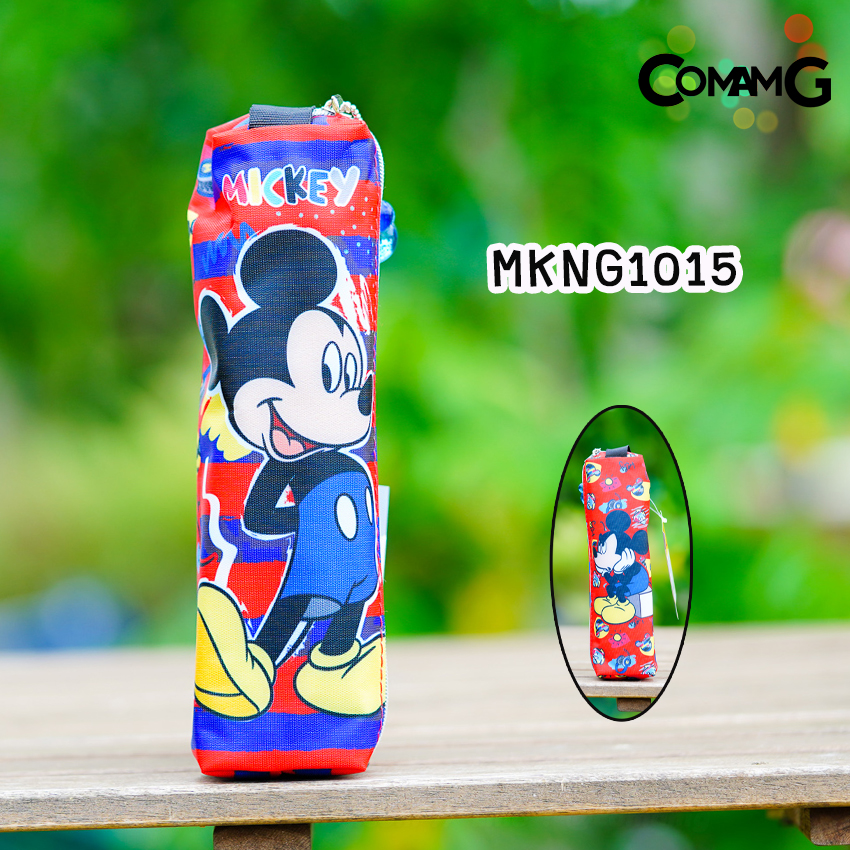 กระเป๋าดินสอ ทรงกระบอกเหลี่ยม กระเป๋าผ้า กระเป๋าใส่ดินสอ ลายการ์ตูนลิขสิทธิ์แท้