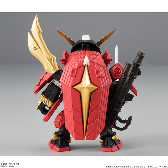 กันดั้ม Bandai Candy Toy FW Gundam Converge EX05 Musha Gundam