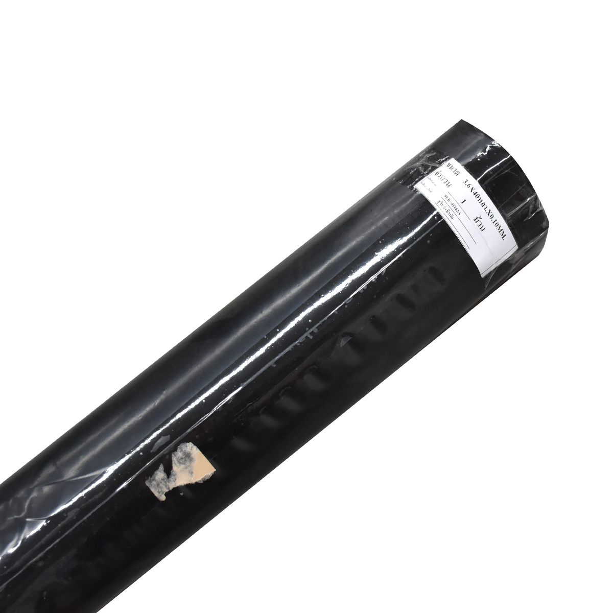 พลาสติกปูพื้น 0.10x3.6x36เมตร สีดำ