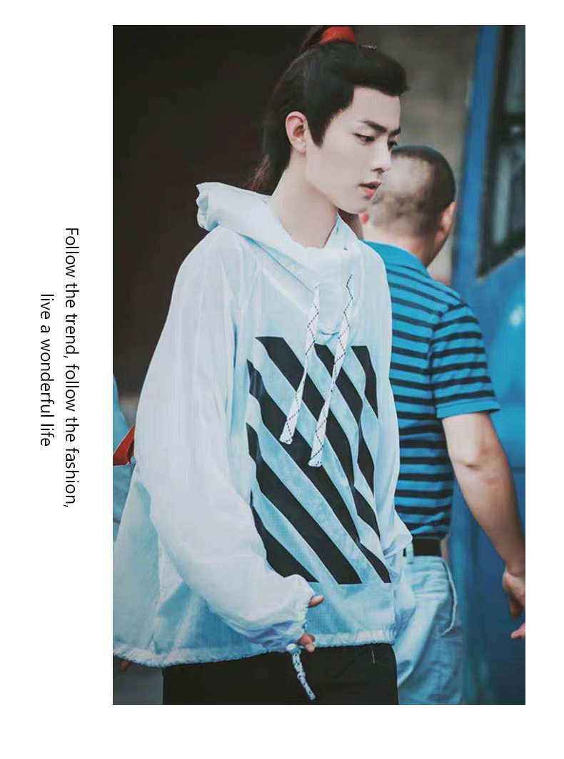 เสื้อโค้ท เสื้อกันลม เสื้อกันแดด แบบหวังอี้ป๋อ - เซียวจ้านใส่
