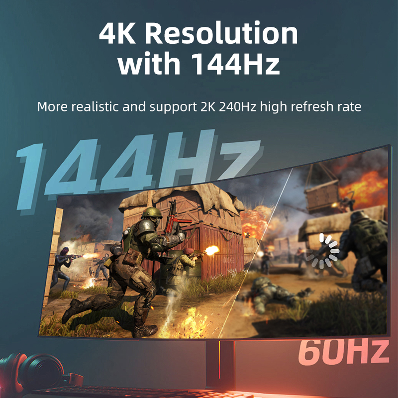 CABLETIME Type C TO HDMI DP 8K Adapter