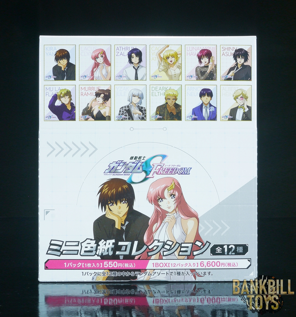 กันดั้ม Movic Mobile Suit Gundam Seed Freedom Mini Shikishi Collection Box [12 Packs]