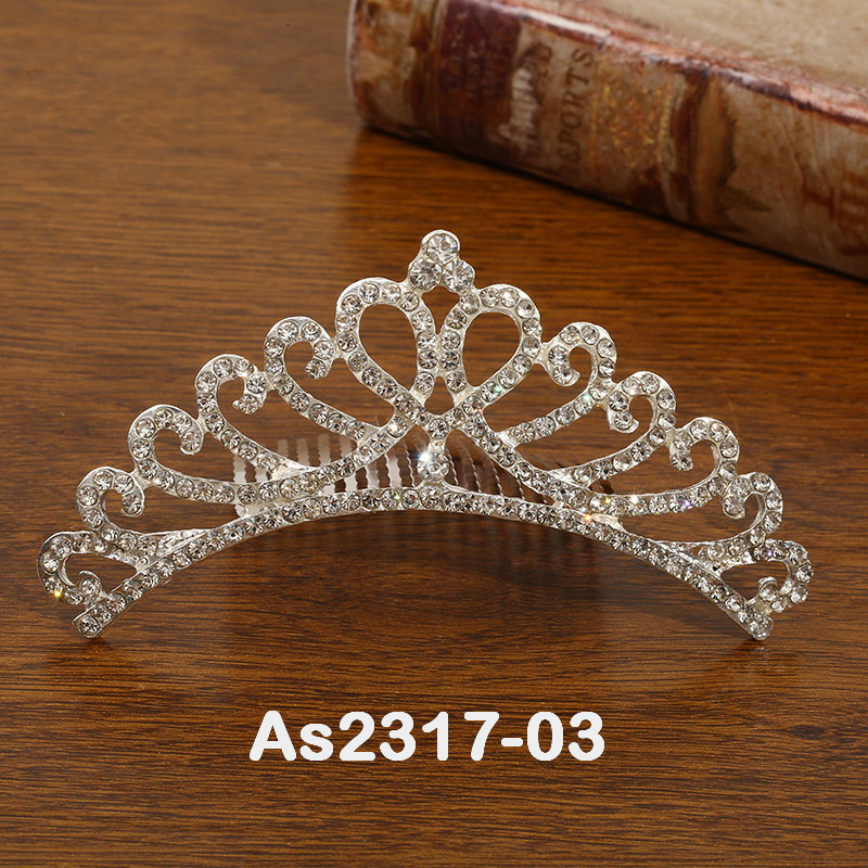 As2317- พร้อมส่งจากไทย มงกุฎเพชร แวววาว สวยหรูดูดี เหมือนแบบ ขนาดฟรีไซส์เด็กเล็กถึงเด็กโต หรือผู้ใหญ่ สินค้าสวยมีคุณภาพ มงกุฎ / เทียร่า
