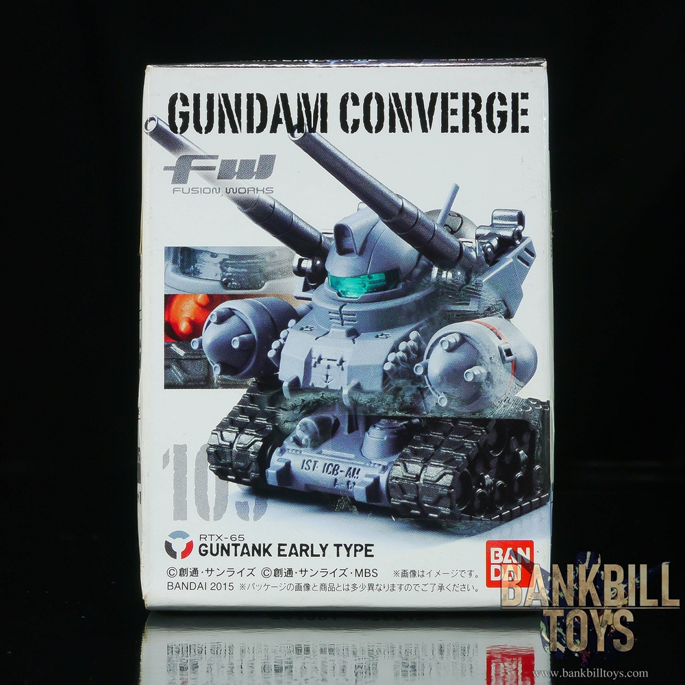 กันดั้ม Bandai Candy Toy FW Gundam Converge 19 No.109 RTX-65 Guntank Early Type