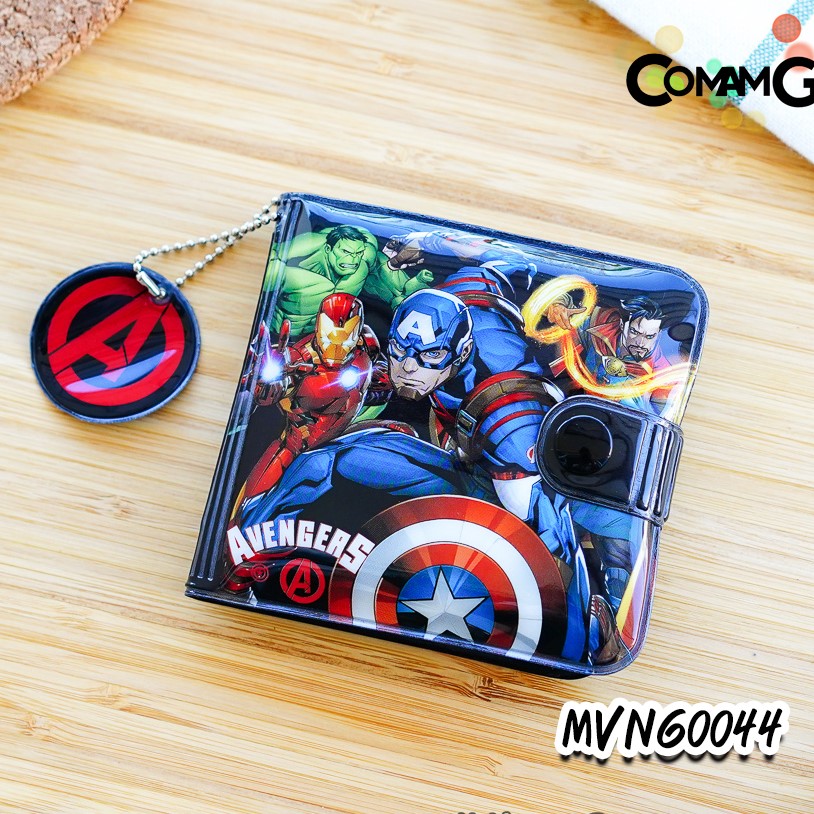 กระเป๋าสตางค์เด็กผู้ชาย ลิขสิทธิ์แท้ แบบ2พับ หนังเงา