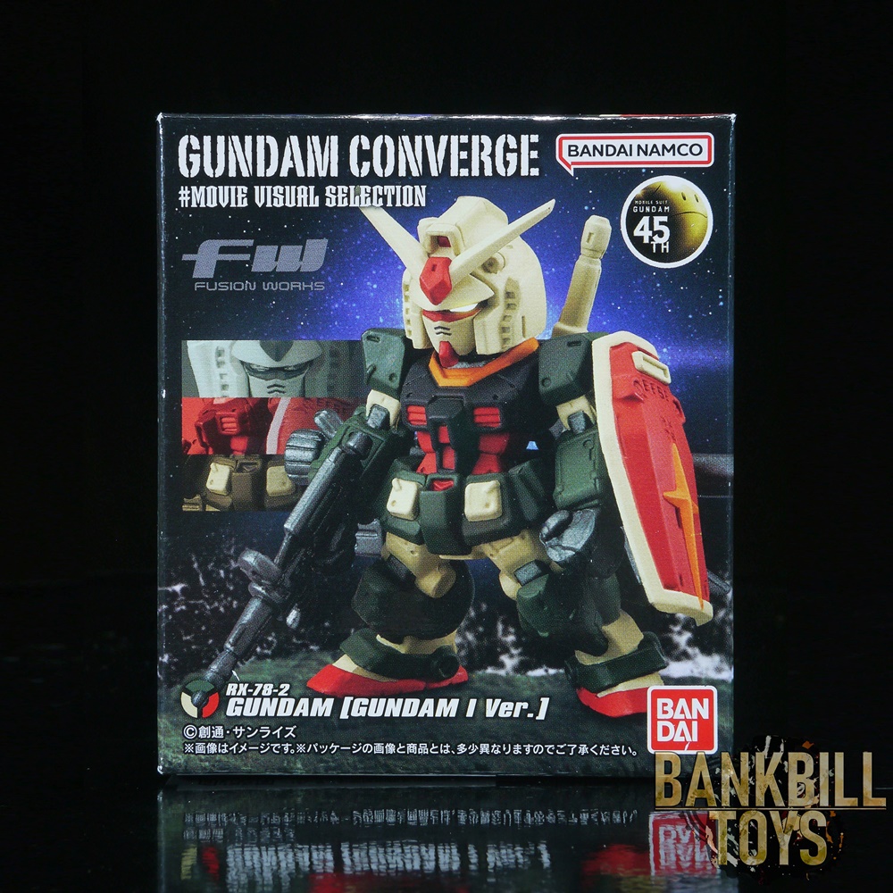 กันดั้ม Bandai Candy Toy FW Gundam Converge #Movie Visual Selection RX-78-2 Gundam [Gundam I Ver.]