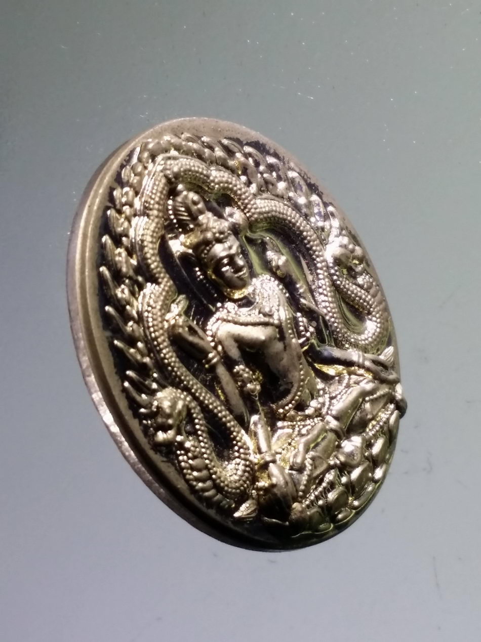 รหัสสินค้า จตุคามรามเทพ 848 เหรียญจตุคามรามเทพ รุ่น ภิไชยสมบัติ เนื้อ อัลปาก้า หมายเลข 2899 แยกจากชุดกรรมการ