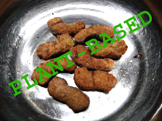 แพลนท์เบส-หมูทอด(มังสวิรัติ) Plant Based Fried Pork ไม่ต้องแช่แข็ง ไม่ต้องแช่เย็น