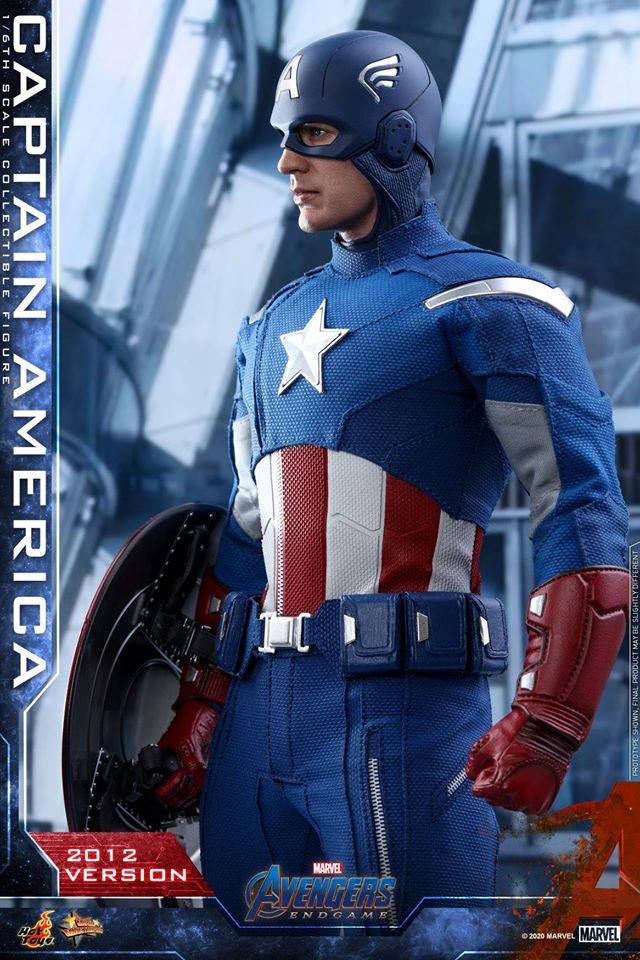 เปิดรับPreorder มัดจำ 4000 บาท r Hot Toys – MMS563 Avengers: Endgame - 1/6th scale Captain America (2012 Version) Collectible Figure