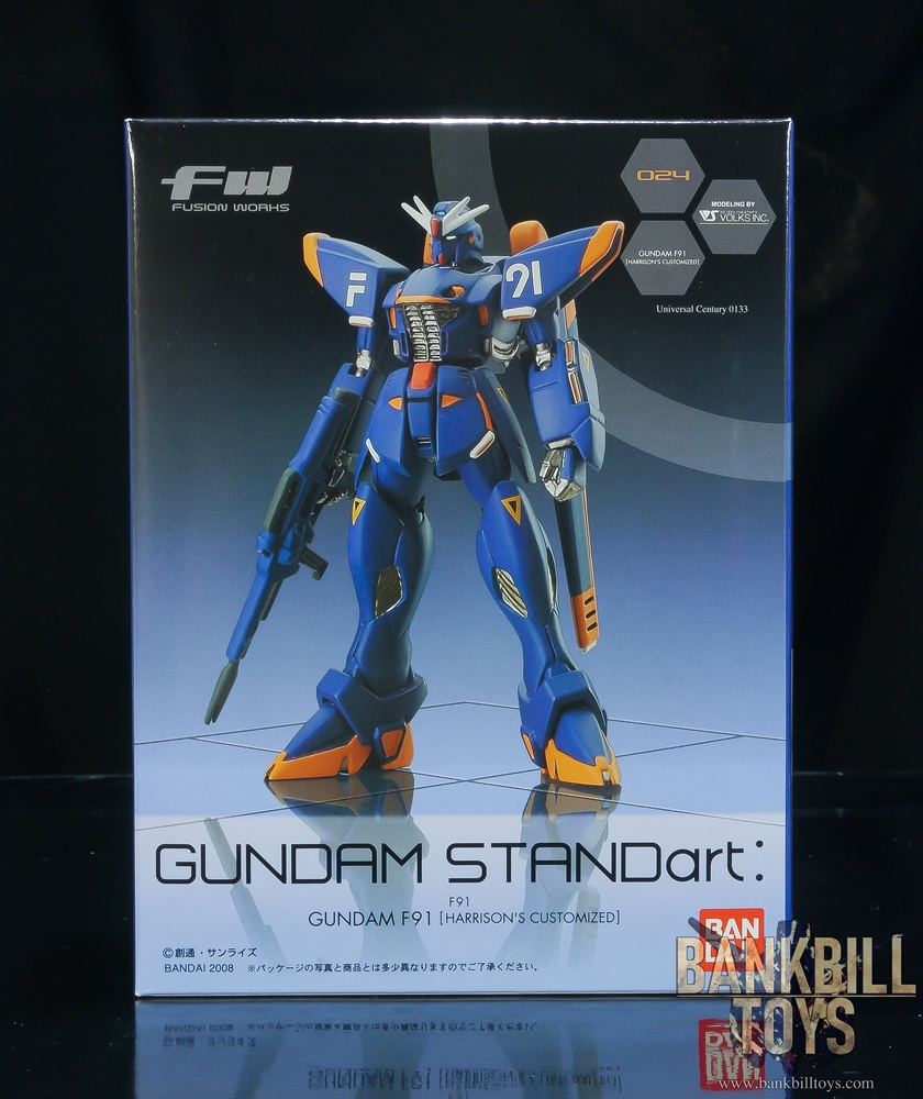 กันดั้ม Bandai Candy Toy FW Gundam STANDart: 6 No.024 F91 Gundam F91 [Harrison Madin's Custom]