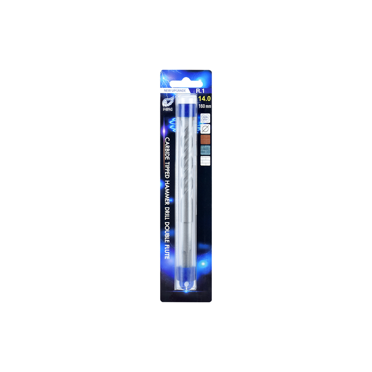 WING ดอกเจาะปูนโรตารี่ R.1#14*160mm.