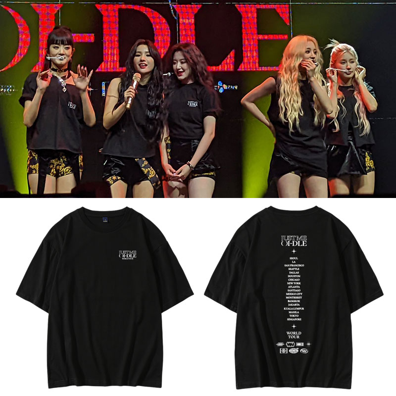 เสื้อยืด G-IDLE คอนเสิร์ต World Tour : JUST ME