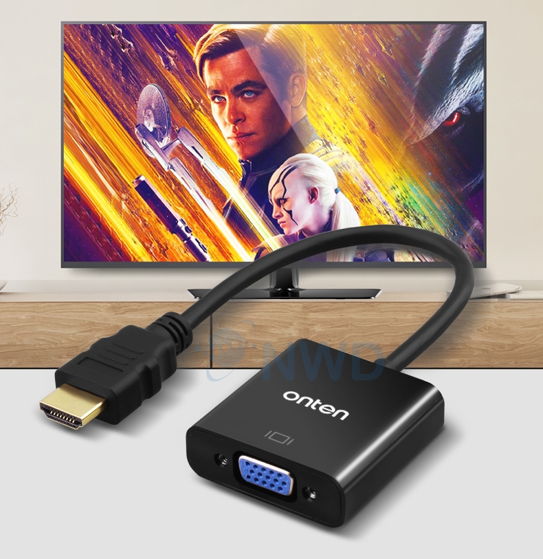 ตัวแปลงสัญญาณ OTN-5165 (HDMI to VGA Adapter)