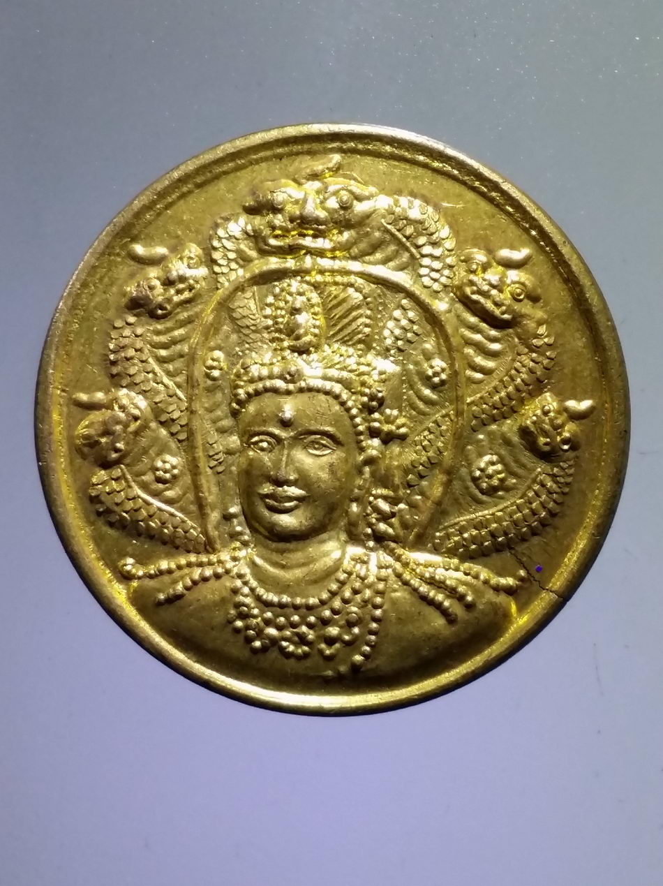 รหัสสินค้า จตุคามรามเทพ 584 เหรียญทองสตางค์ พระเทวราชโพธิสัตว์จตุคามรามเทพ ไม่ทราบรุ่น ไม่มีกล่อง