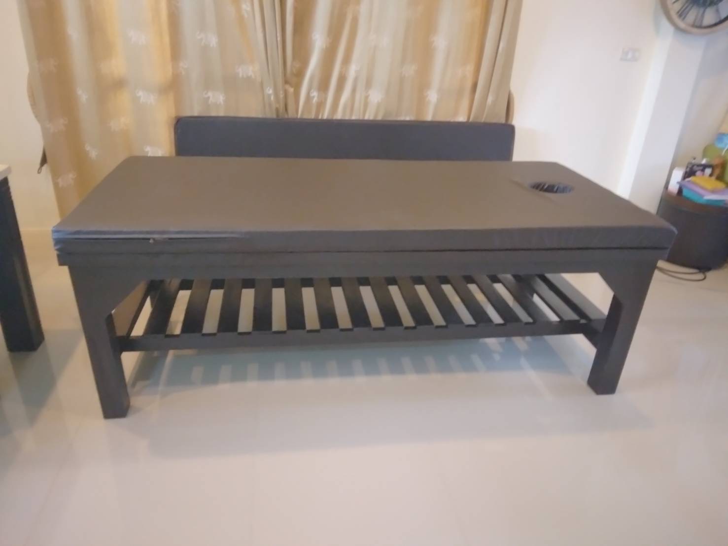 เบาะสปา สำหรับทำสปา ขัดผิว นวดสลิม นวดบริการความงาม เบาะหนังเจาะช่องหน้า‼️ขายเบาะไม่รวมเตียง‼️